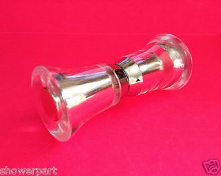 Shower Door Handle/ Knob Clear Acryl Cone shaped High Quality K001