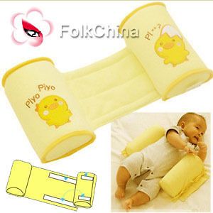 Baby Toddler Safe Cotton Anti Roll Pillow Sleep Head Positioner PL A1