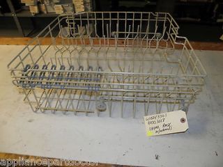 DISHWASHER W10243301 99003218 UPPER RACK WITH WHEELS USED PART F/S