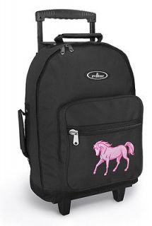 CUTE HORSE Rolling Backpack SCHOOL BAGS with Wheels