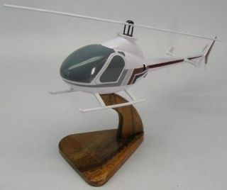 Rotorway Exec 90 Helicopter Desktop Wood Model Reg FS