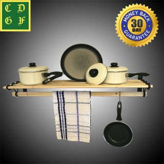 Traditional 5 Lath Shelf Set With Cast Iron Ends★★