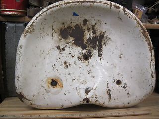 JMJ PRESSED steel farm implement OLD tractor seat IRON MICHINE