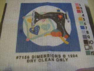 Dimensions Happy Hearts (Busy Hands  Sewing Machine) Needlepoint