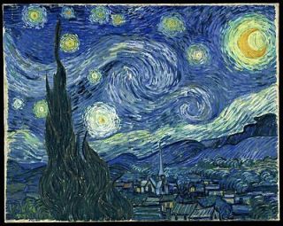 Van Gogh Starry Night Painting ~ Edible Image Icing Cake