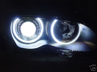 DEPO 02 06 E46 M3 COUPE 2D UHP LED ANGEL HALO PROJECTOR HEADLIGHT
