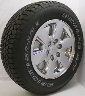 2013 GMC Sierra Yukon 18 Z71 Chrome Wheels Rims Bridgestone Owl Tires