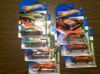 Hot Wheels Treasure Hunts 2011 2012 T Hunts Lot