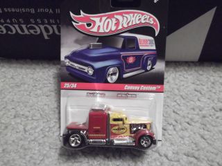 2010 Hot Wheels Delivery Convoy Custom Truck Red Chase Super