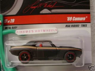 2009 Hot Wheels Larrys Garage 69 Chevy Camaro ★black★