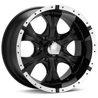 17 inch Black Wheels Rims 17x9 5x5 5x127 Jeep Wrangler JK
