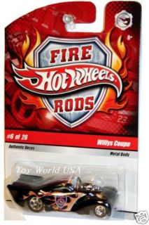 Hot Wheels 2009 Fire Rods 6 Willys Coupe