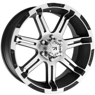 18x9 Vrock Overdrive Chevrolet Black Wheels 6x5 5 Rims
