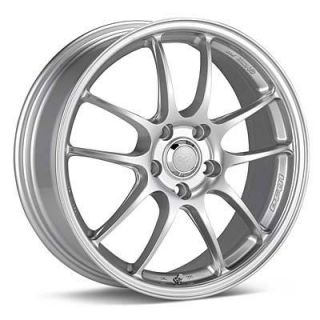 17 Enkei PF01 Silver Rims Wheels 17x7 48 5x114 3 Mazda3 SPEED3 SPEED6
