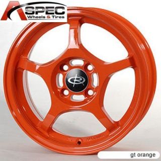 Rota Attack 4x100 15x6 5 ET40 67 1 Orange Wheels Rims