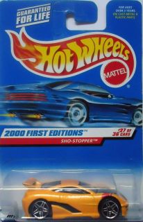 2000 Hot Wheels First Edition Sho Stopper 27 36 PR5 Wheels