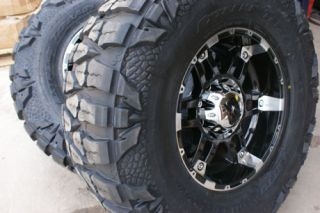 18 inch XD Spy Wheels Rims Nitto Mud Grappler Tires 37