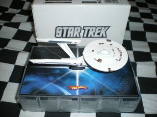 SDCC Star Trek U.S.S. NCC 1701 ENTERPRISE in Space Dock MIB Hot Wheels