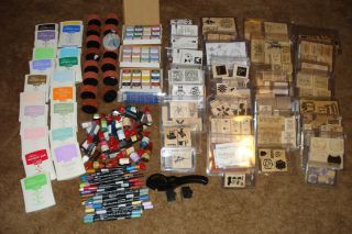 Stampin Up Lot 34 Sets Ink 34 Refills 31 Markers 15 Wheels
