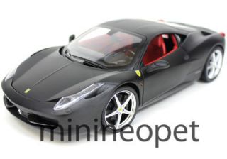 Hot Wheels 2011 11 Ferrari 458 Italia 1 18 Flat Black