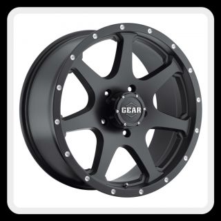 17 Gear Alloy Smoke Black Rims 37x12 50x17 Nitto Trail Grappler Tires