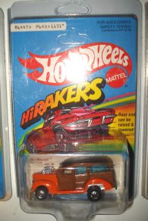  Rare Mint Unpunched Blister Pack 1979 Hot Wheels HiRakers 40s Woodie
