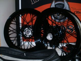 Harley Davidson OEM 40 Spoke Wheel Set Gloss Black