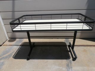 Retail Display Folding Table on Wheels 24 x 47