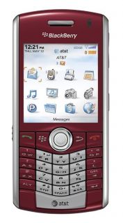 New Rim Blackberry Pearl 8110 Red GPS at T T Mob Phone
