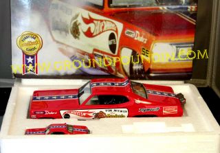 Tom The Mongoose McEwen Hot Wheels Plymouth Duster Funny Cars Legends
