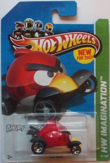 2012 Hot Wheels New Models Red Bird Angry Birds 47 50 2013 Card