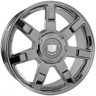 Chrome Finish Wheels Set for Cadillac Escalade Tahoe Yukon Rims