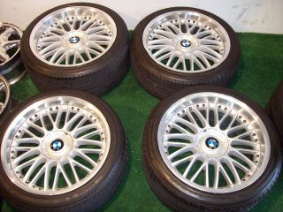 20 Silver OEM Factory BMW Wheels Tires E38 E65 E66 740 745 750 760 101