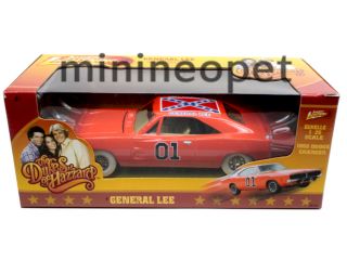 DODGE CHARGER 1 25 GENERAL LEE DUKES OF HAZZARD CHASE CAR WHITE WHEELS