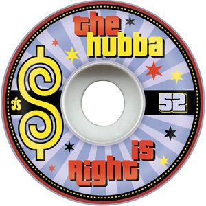 Hubba The Hubba Is Right Skateboard Wheels 52mm Brand New