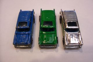 Hot Wheels Redline Collection Sale Alive 55 Lot of 3 Cars Blue Green
