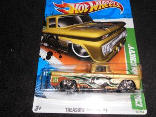 2011 Hot Wheels Treasure Hunt Custom 62 Chevy regular Super Deal 2012