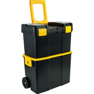 Stackable Mobile Tool Box w Wheels by Trademark Tools