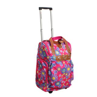 18 Travel carry on suitcase Tote/Rolling Wheels Bag $59.99 Sunflower
