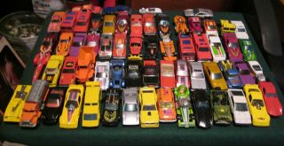 HUGE LOT OF 62 HOT WHEELS CARS FROM THE 1970S & 1980S SOME RARE ALL