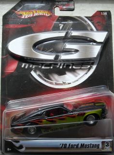 Hot Wheels G Machines 70 Ford Mustang 3OF 11 1 50 Scale New in Package