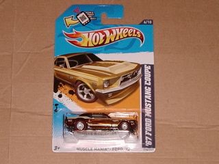 Hot Wheels 67 Ford Mustang Coupe Super Treasure Hunt