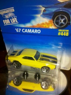 HOT WHEELS CHEVY 67 CAMARO BLUE CARD 448 HUNT LIMITED CLASSIC HO5