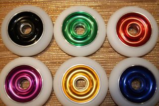 Pair of Metal Core Scooter Wheels Super High Quality