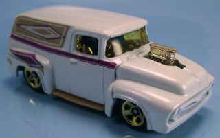 Hot Wheels 56 Ford Truck F 100 Panel Pearl White 2001