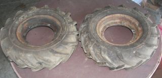 80 4 00 8 Gravley Tractor Tires on Rims with Air Gravely Wheels