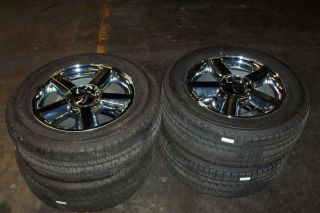  CHEVROLET TAHOE AVALANCHE SUBURBAN TAKE OFF WHEELS TIRES 20 POLISHED