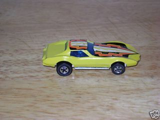 Vintage Hot Wheel Yellow Corvette Stingray 79 SKU 9241
