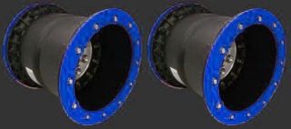 Tech 3 Wheels Blue Rear Dual Beadlock 9 9x9 3 6 4 110 115 YFZ450 YFZ