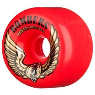 Powell Peralta Bombers Skateboard Wheels Red 60mm 85A